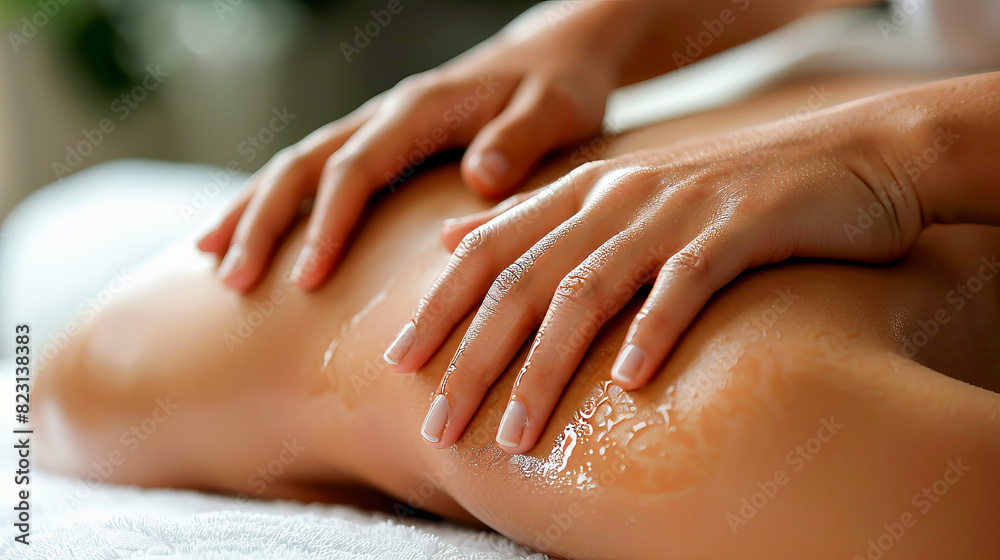 Naklejka premium Physiotherapy session, professional care in action