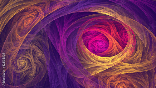 background abstract color mosaic fractal illustration