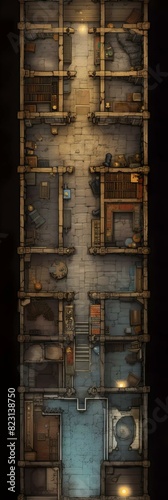 DnD Battlemap Library of the Forbidden Tome.