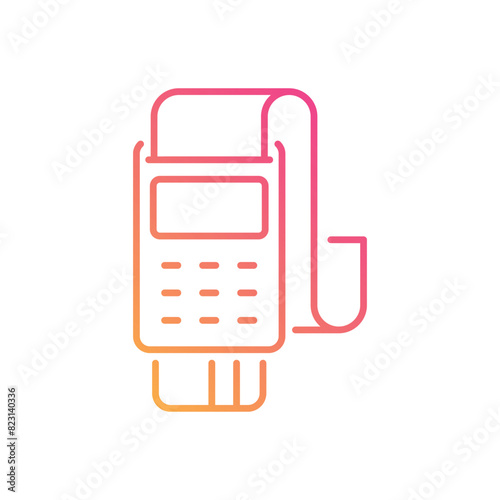 Pos Terminal vector icon