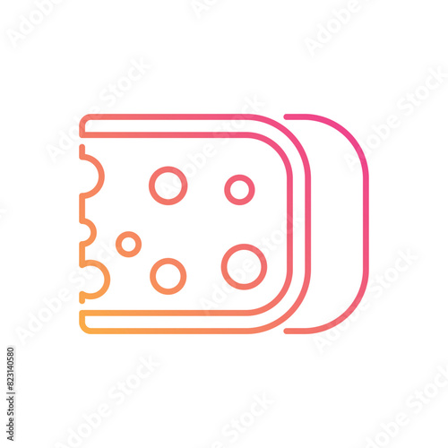 Cheese vector icon