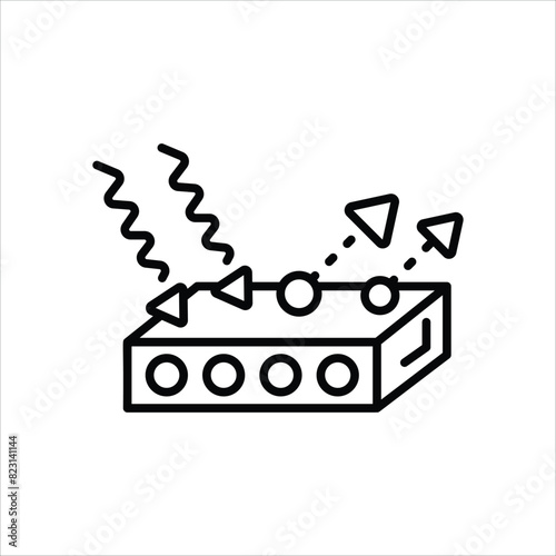 Radation Icon editable stock vector icon photo