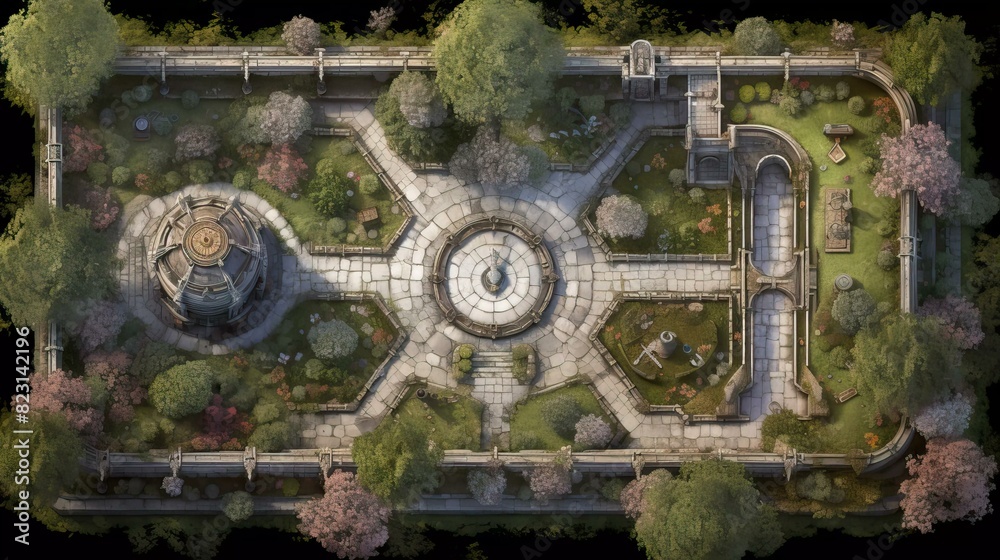 DnD Battlemap Demon Garden: Mysterious Dark Fantasy Scene by R Federbush. DnD Battlemap Demon Garden: Mysterious Dark Fantasy Scene by R Federbush.
