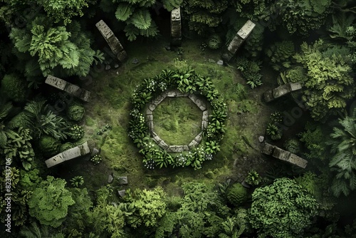 DnD Battlemap Druid Circle Battlemap Styletryside.