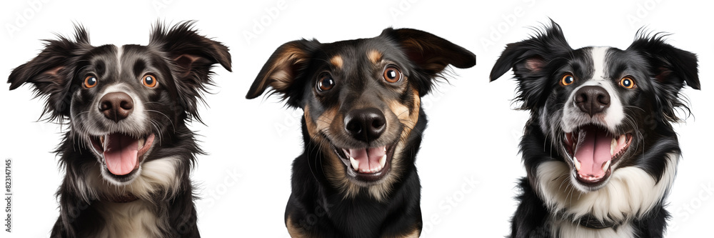 Cute playful and adorable dog background cutout, PNG file Cute playful and adorable dog background cutout, PNG file