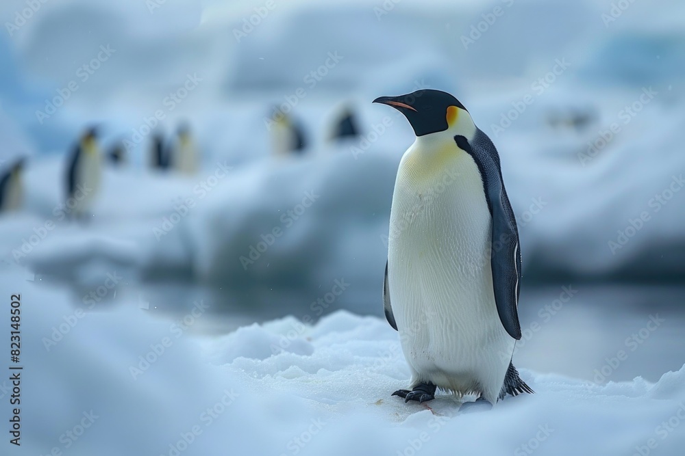 Fototapeta premium The Emperor Penguins of Antarctica
