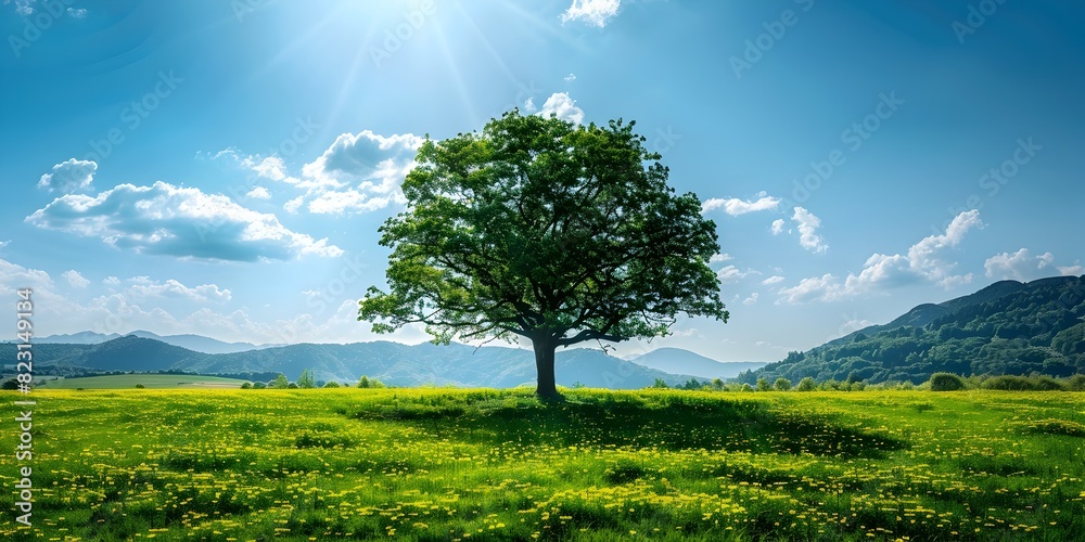 Obraz premium Breathtaking Natural Landscapes and Tips for Visiting Them Responsibly A Calendar Highlighting the Beauty and Importance of Preserving Our Earth s