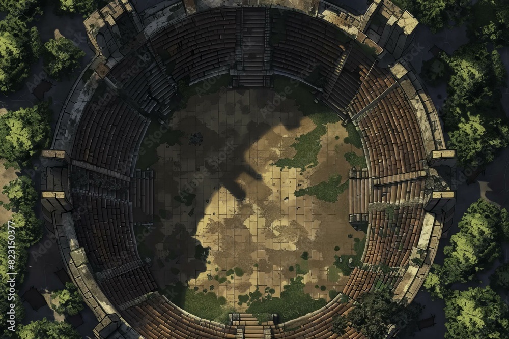 DnD Battlemap gladiator, arena, battlemap, st, battle, map