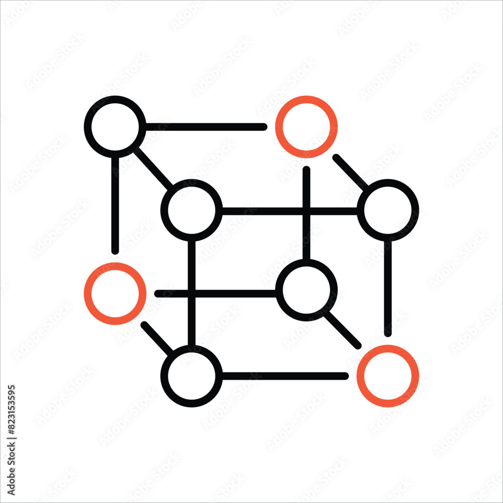 Cube Icon editable stock vector icon Cube Icon editable stock vector icon