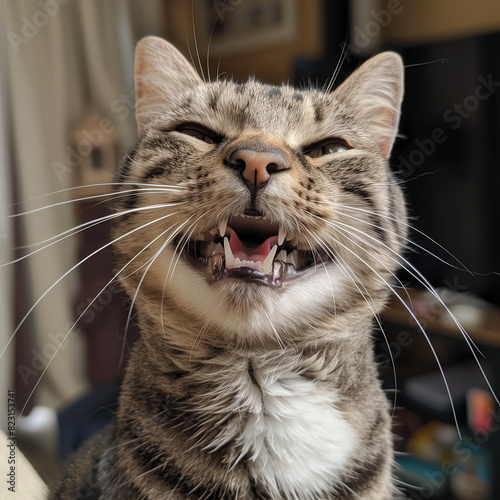 close up of cat