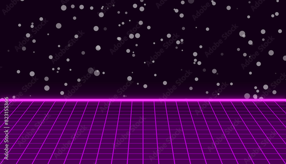 Purple Abstract Background with Stars and Shiny Effects Purple Abstract Background with Stars and Shiny Effects
