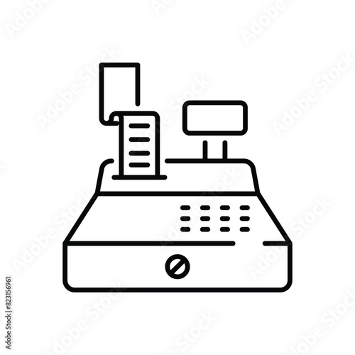Cashier Machine vector icon