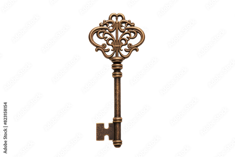 The Enchanted Key of Time on Transparent PNG Background. The Enchanted Key of Time on Transparent PNG Background.