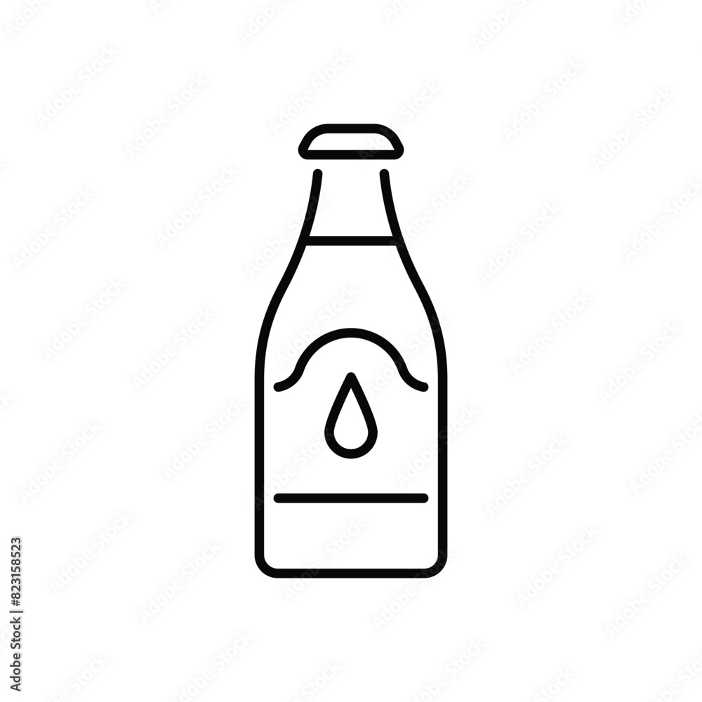 Milk Bottle vector icon Milk Bottle vector icon