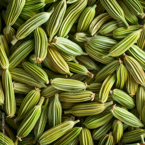 Fennel seeds texture background, Foeniculum vulgare pattern, fennel banner, finocchio mockup