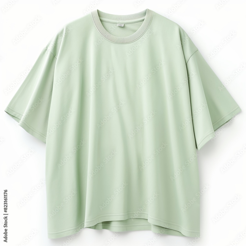 Oversized Tshirt Mockup in Sage Green pastel on white isolated background, front view Tshirt Mock Up Oversized Tshirt Mockup in Sage Green pastel on white isolated background, front view Tshirt Mock Up