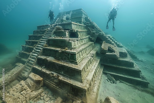 Cuba's Enigmatic Ruins Italian Divers Explore Cuba's Submerged Pyramids Speculating Their Purpose and Builders photo