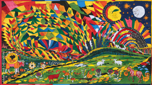 High resolution miscellaneous art for wall photo frames, Generative AI paintings illustration. 