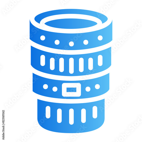 camera lens gradient icon