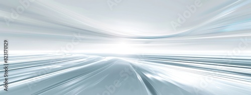 Futuristic Speed Motion on Abstract Light Background