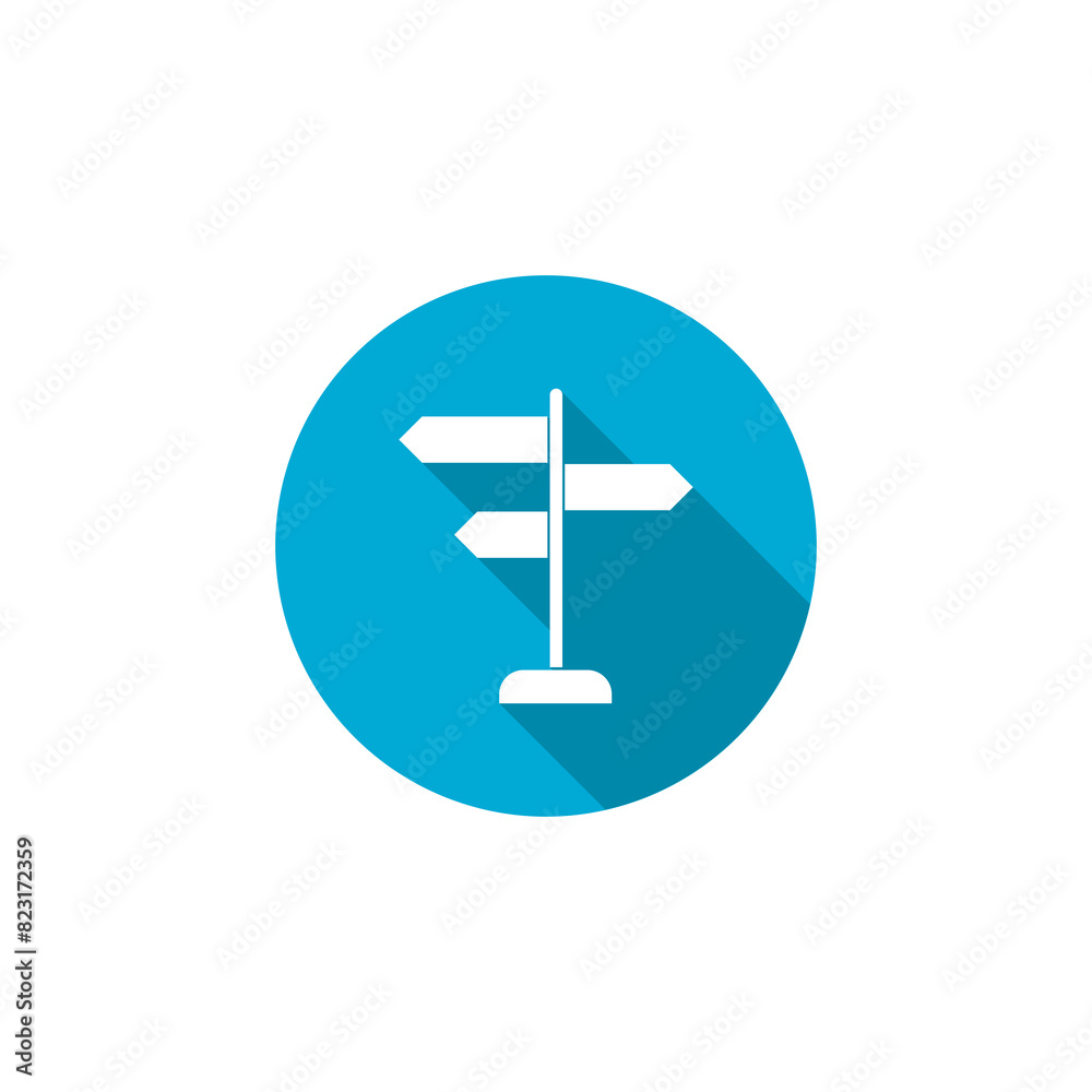 Signpost icon isolated on transparent background Signpost icon isolated on transparent background