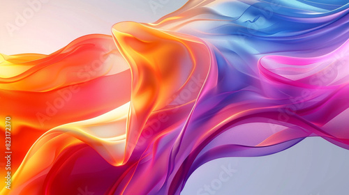 abstract color gradient fluidity background design.