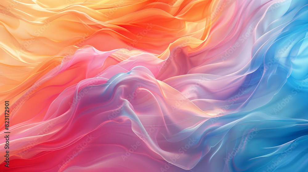 Obraz premium abstract color gradient fluidity background design.