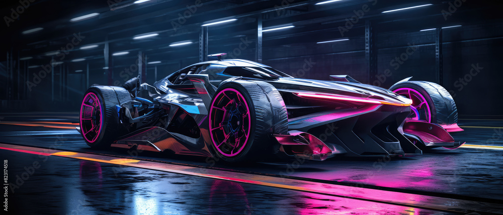 Futuristic Speedster: Racing into the Future