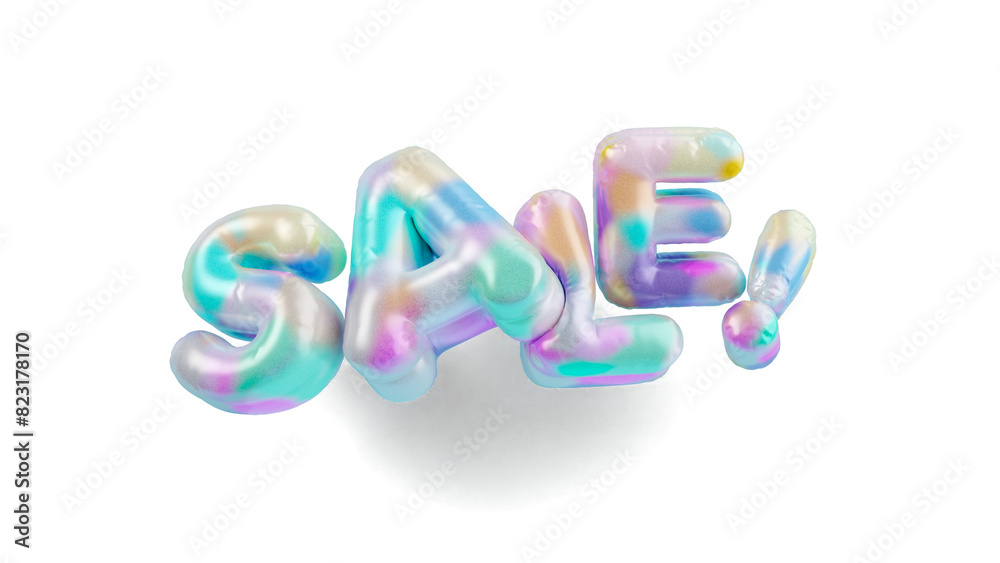Sale 3D Text with transparent background Sale 3D Text with transparent background