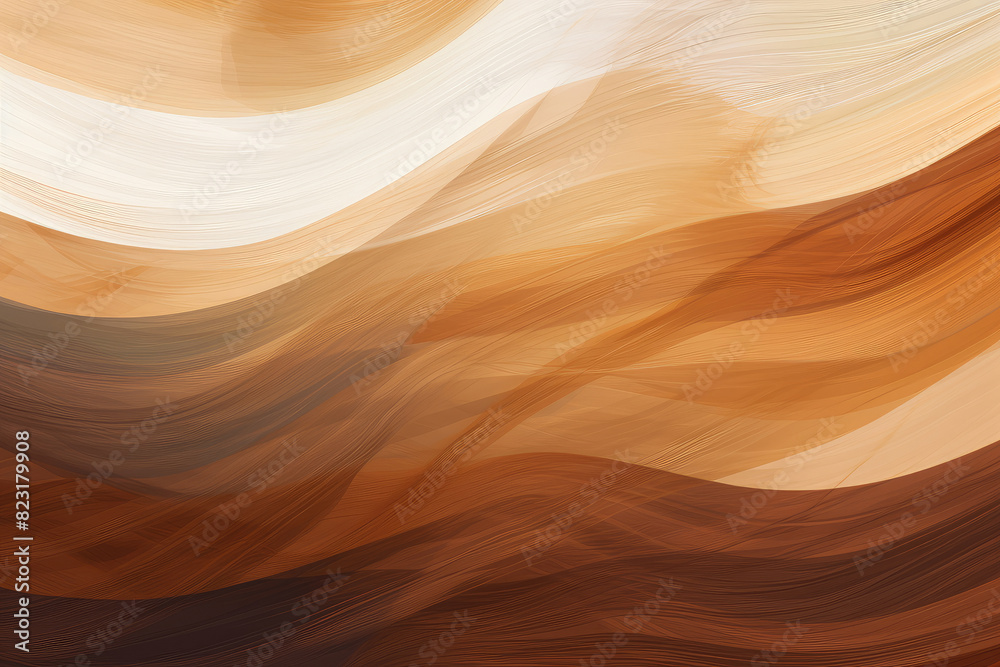 Warm Toned Abstract Wave Artwork Warm Toned Abstract Wave Artwork