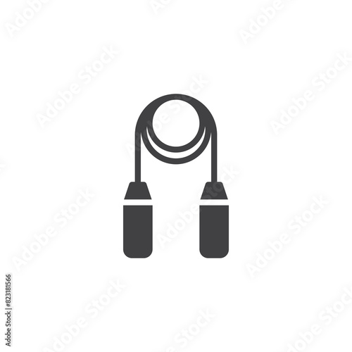 Jump rope vector icon
