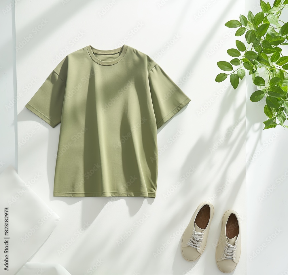 Olive green Oversized T-Shirt Mockup From Front view Plain Tee Mockup for Oversized Tshirt Design Olive green Oversized T-Shirt Mockup From Front view Plain Tee Mockup for Oversized Tshirt Design