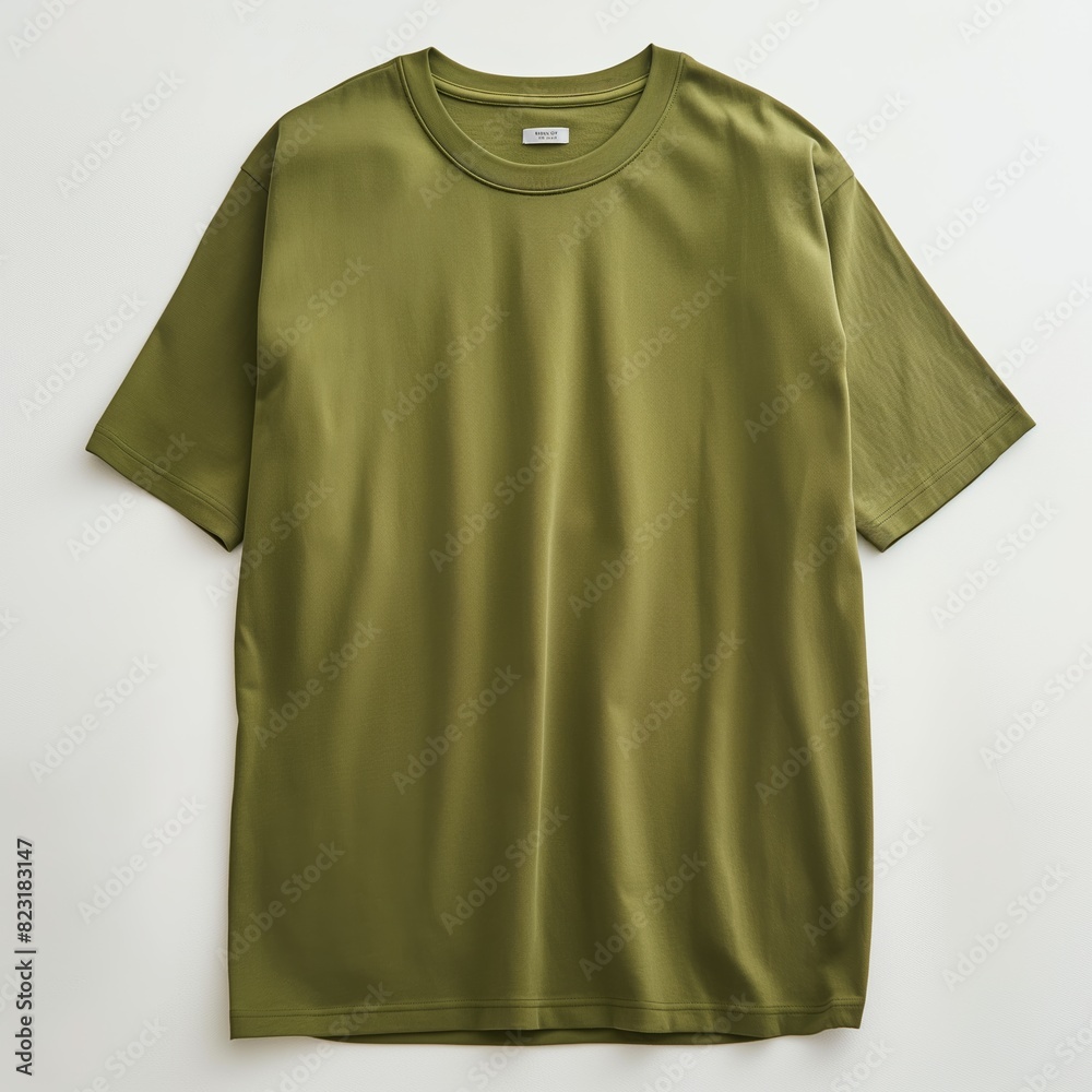Olive green Oversized T-Shirt Mockup From Front view Plain Tee Mockup for Oversized Tshirt Design Olive green Oversized T-Shirt Mockup From Front view Plain Tee Mockup for Oversized Tshirt Design