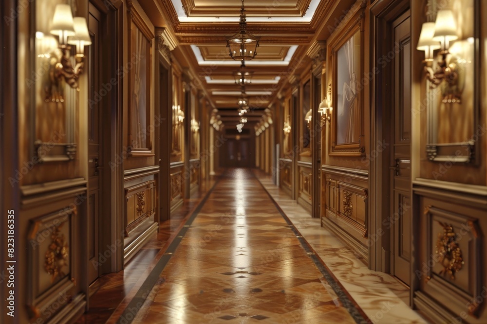 Classical Corridor Interior Classical Corridor Interior