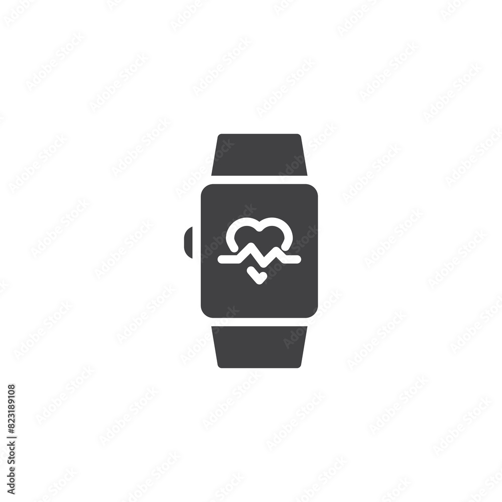 Fitness tracker vector icon Fitness tracker vector icon