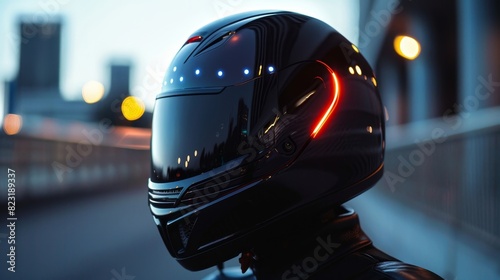 A smart helmet for motorcycle riders has builtin sensors that can detect a crash and automatically alert emergency services with the riders location. photo