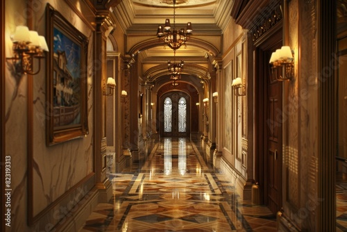 Classical Corridor Interior