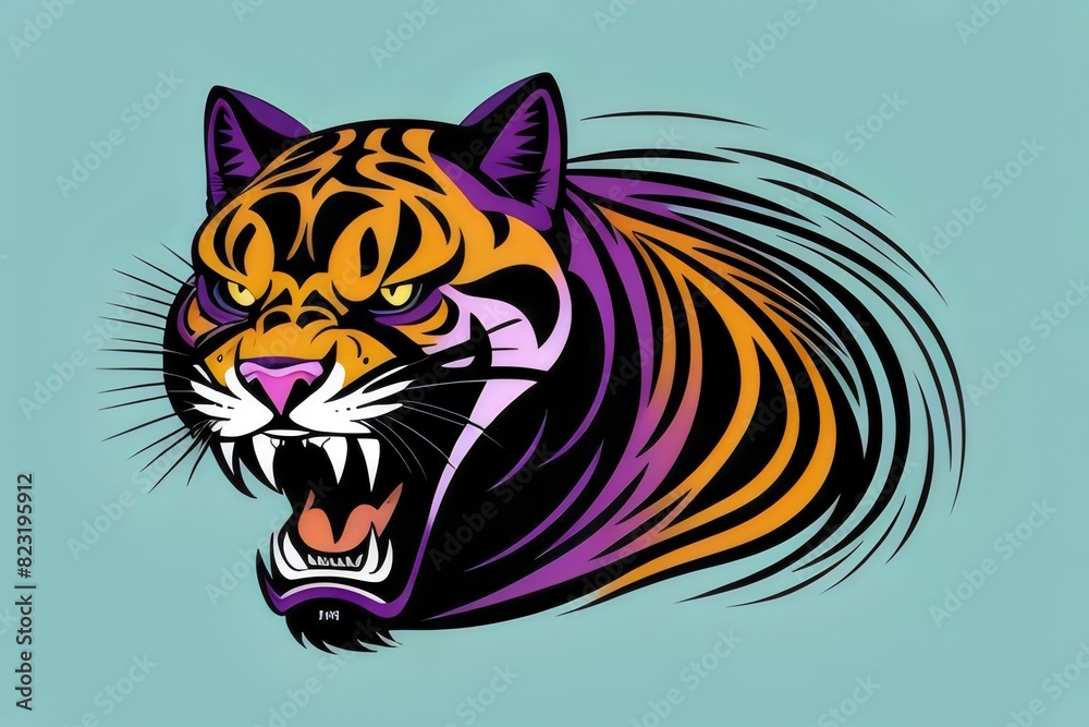 an angry, agressive, fierce, black panther, cartoon, illustration, t-shirt art, vector, logo, Animal, Wild, Predator, Bold, cat, Powerful, Intense, Menacing, Sharp, Claws, Teeth, Roaring an angry, agressive, fierce, black panther, cartoon, illustration, t-shirt art, vector, logo, Animal, Wild, Predator, Bold, cat, Powerful, Intense, Menacing, Sharp, Claws, Teeth, Roaring