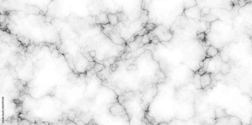 White marble texture Panoramic white background. marble stone texture for design. Natural stone Marble white background wall surface black pattern. White and black marble texture background.