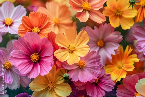 Various colorful flowers in the image © Sandu