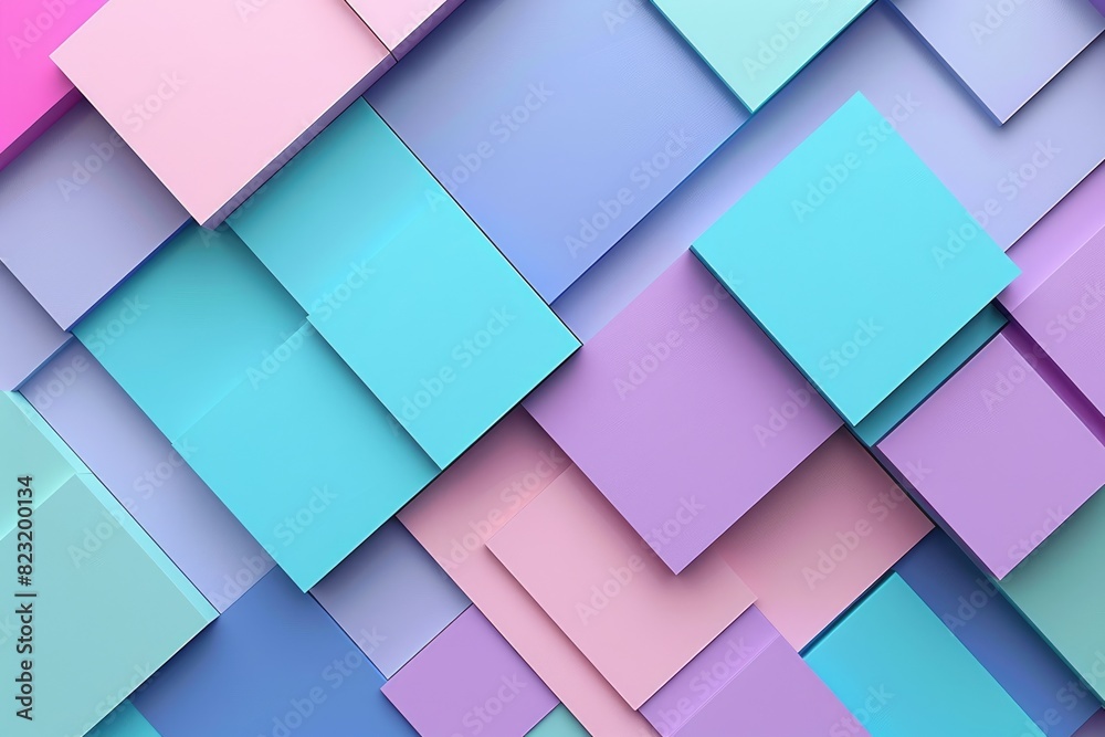 Pink and blue paper with geometric background Pink and blue paper with geometric background