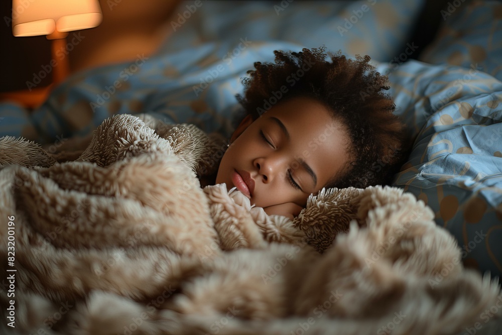 Child asleep teddy bear Child asleep teddy bear