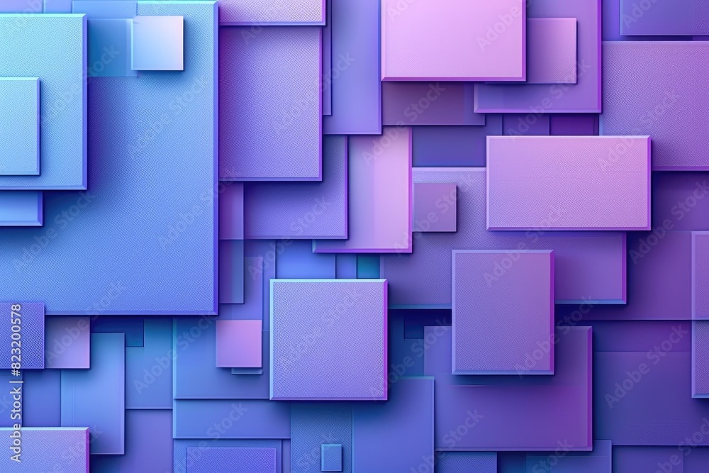 Obraz premium Pink and blue paper with geometric background