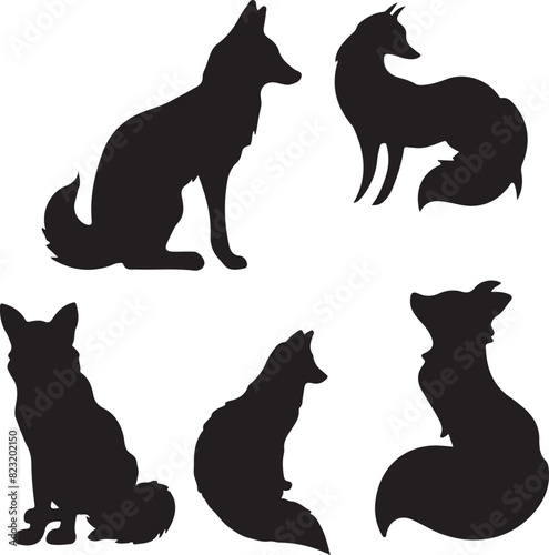 fox silhouette free,Fox Silhouette Stock,Fox Silhouette Vector ,Silhouette Fox Clip Art,silhouette, animal, dog, vector, black, cat, illustration, mammal, pet, animals, wild, isolated, wolf, white, na © Tube Light