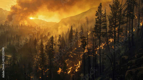 Wildfires destroy forests, releasing harmful toxins into the air and damaging the environment. Forests provide oxygen for the planet, just like lungs do for humans.