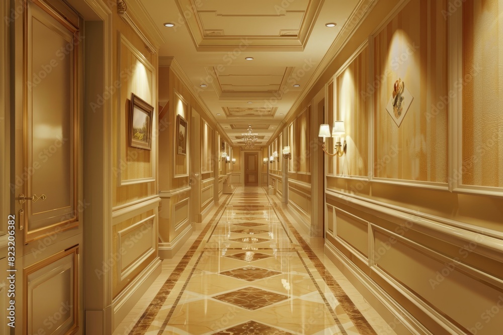 Classical Corridor Interior Classical Corridor Interior