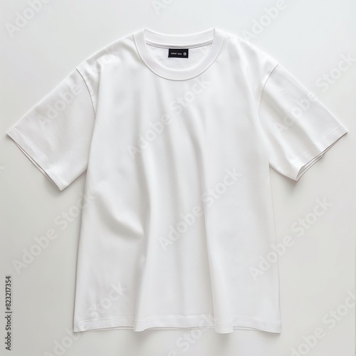 Blank white T-shirt mockup template © onehourhappiness