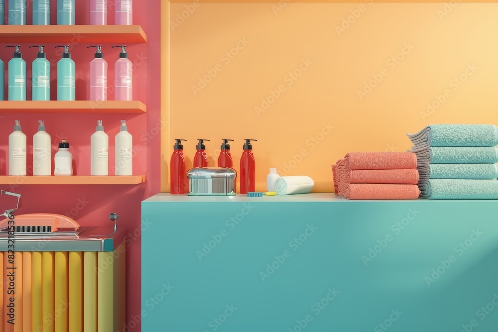 Table with equipment for opening a cafe Table with equipment for opening a cafe