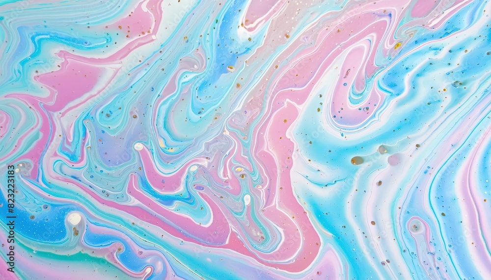 Holographic fluid iridescent background