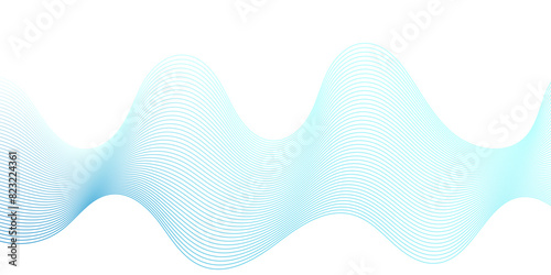 	
Vector abstract blue digital blend wave lines technology background. Modern minimal gradient white flowing wave lines and glowing moving lines. Futuristic technology and sound wave lines background.